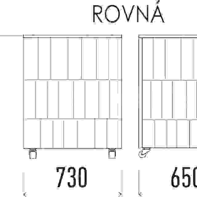 Neutrální pracovní modul rovný 650 NE