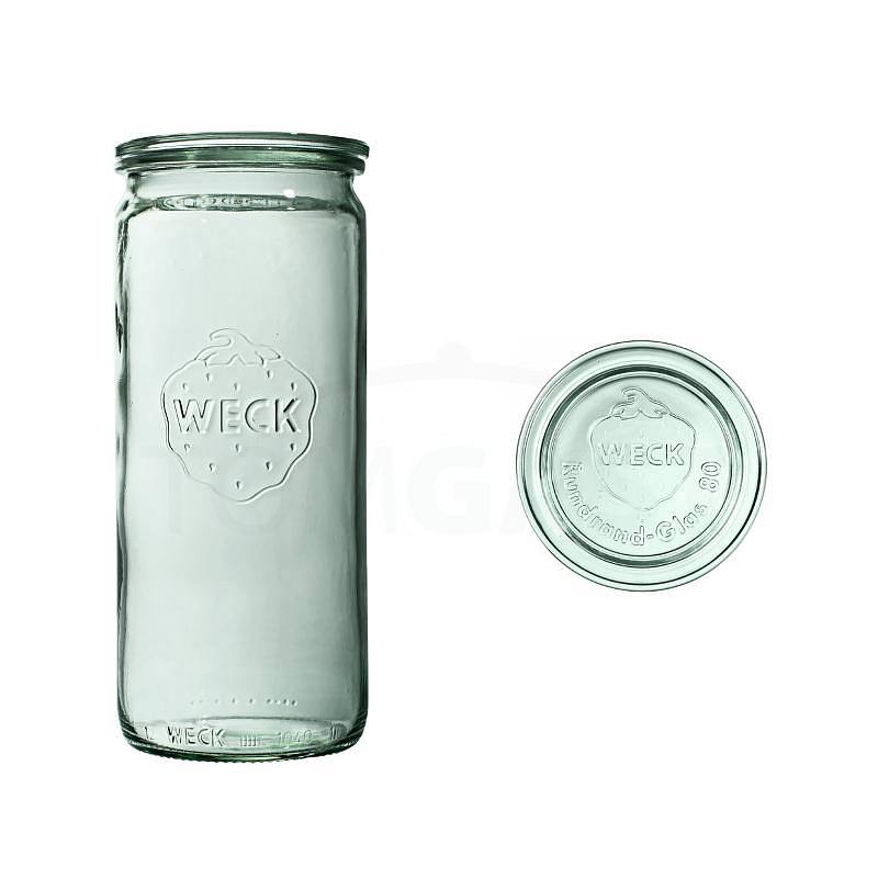 Sklenice WECK Cylindric 1040 ml s víčkem 6 ks