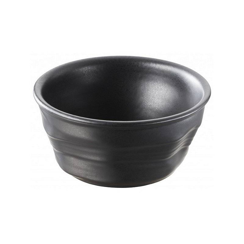 Revol Froissés ramekin pr. 10 cm, černý | REV-646317