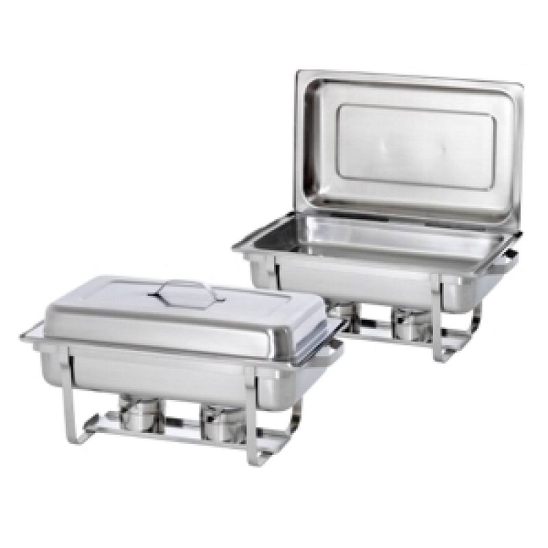 Chafing dish na hořlavou pastu GN 1/1, hloubka 65 mm, 2 kusy