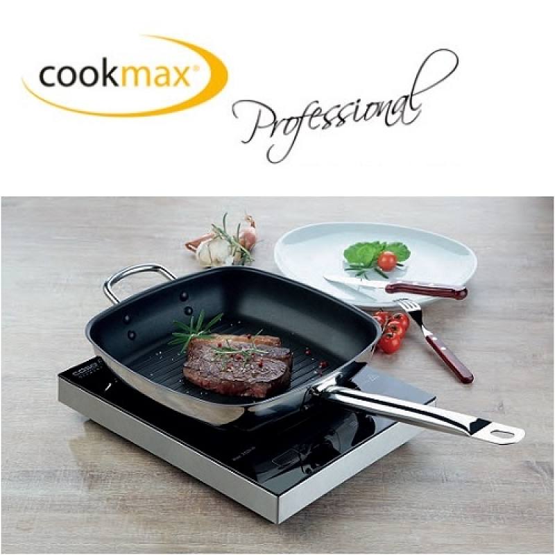 Pánev grilovací hranatá Cookmax Professional