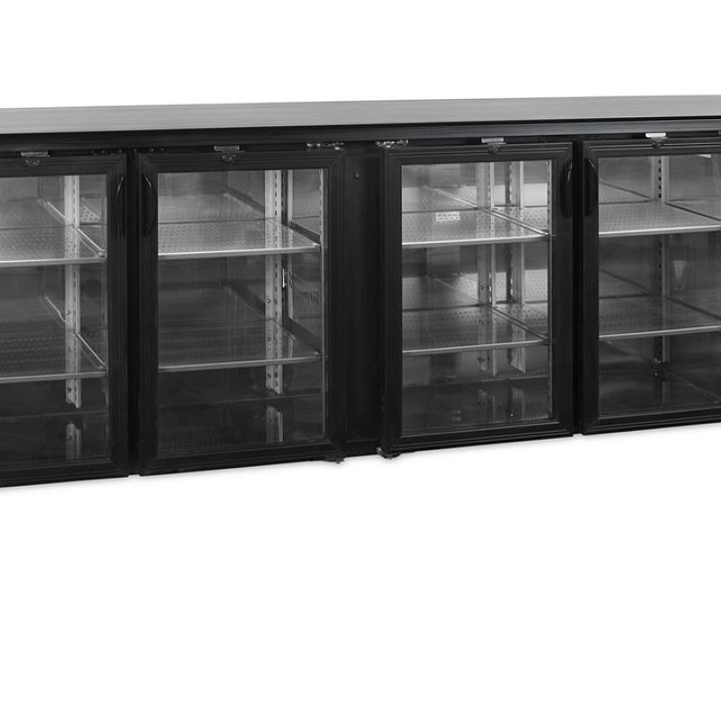 Minibar, prosklené křídlové dveře TEFCOLD CBC 410 G