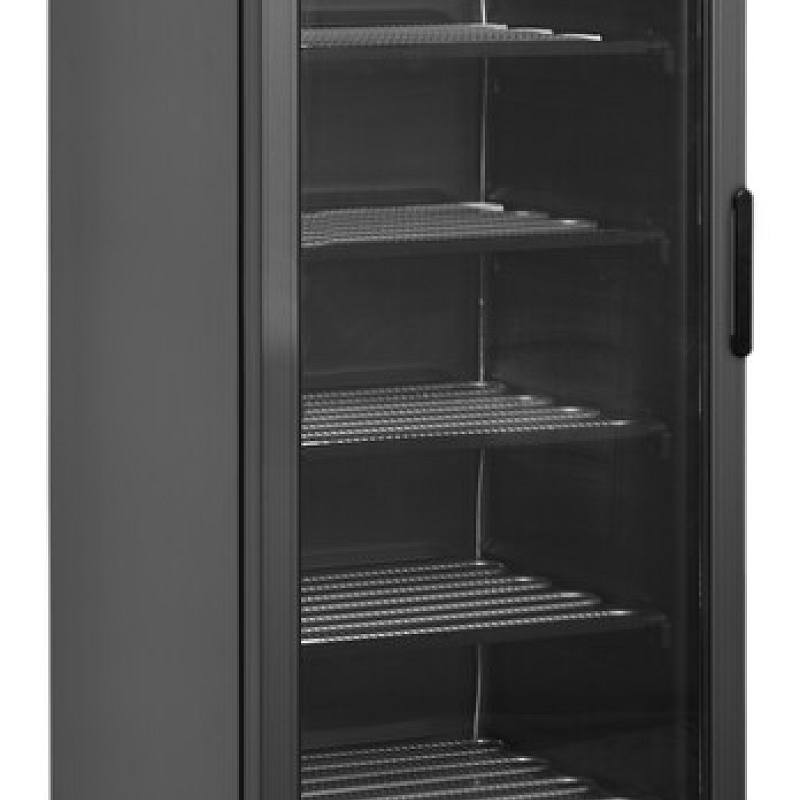 Mrazicí skříň, levé křídlové dveře TEFCOLD UFSC371G Black L/H 