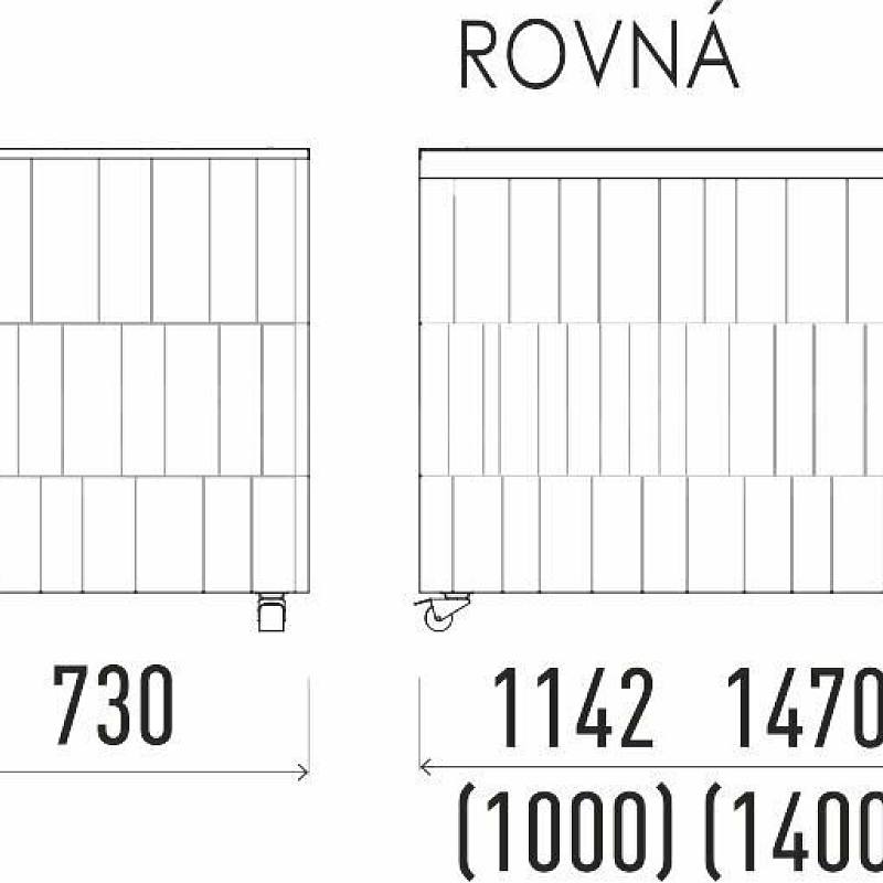 Neutrální pracovní modul rovný 1000 NE