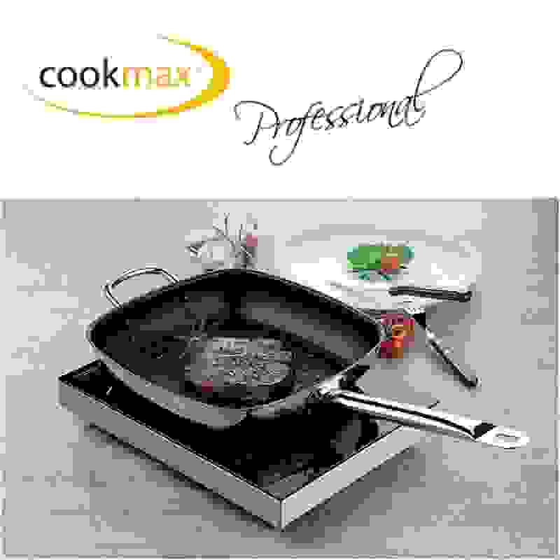 Pánev grilovací hranatá Cookmax Professional