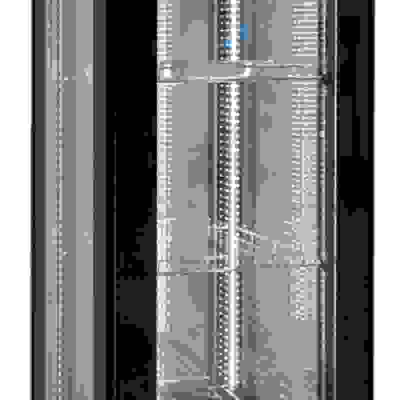 Chladicí vitrína cukrářská obslužná, černá NORDline RT 400L-2 Black