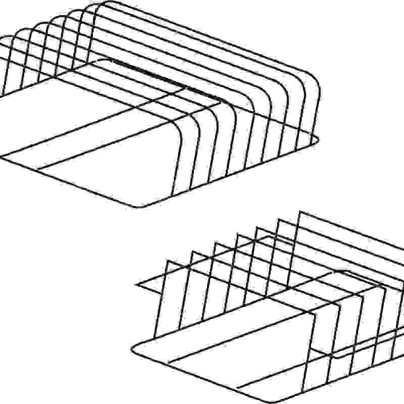 Držák plechů a podnosů nerez 500 x 500 x 160 mm (rozteč 45 mm)